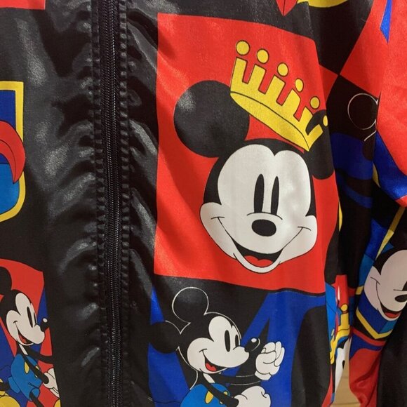 Walt Disney Mickey Mouse Bomber Jacket Vintage 90’s Large - Picture 3 of 13